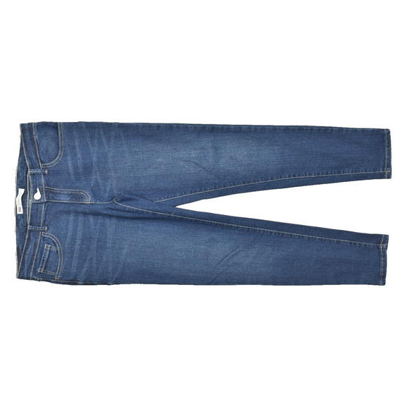 Levi's 710 Super Skinny Women's Blue Jeans Regular Size 14 Stretch Blend - Picture 1 of 8